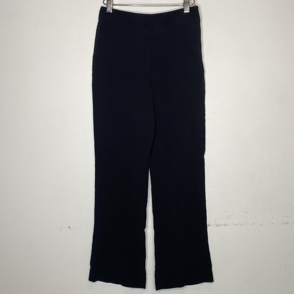 Giorgio Armani Black Flat Front Dress Pants: Size 26